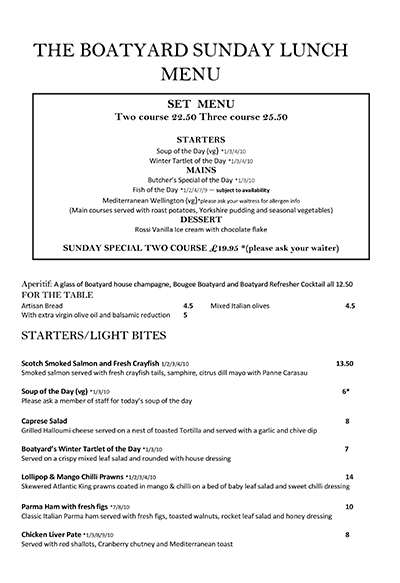 Boatyard Menu The Boatyard boatyard-menu-the-boatyard